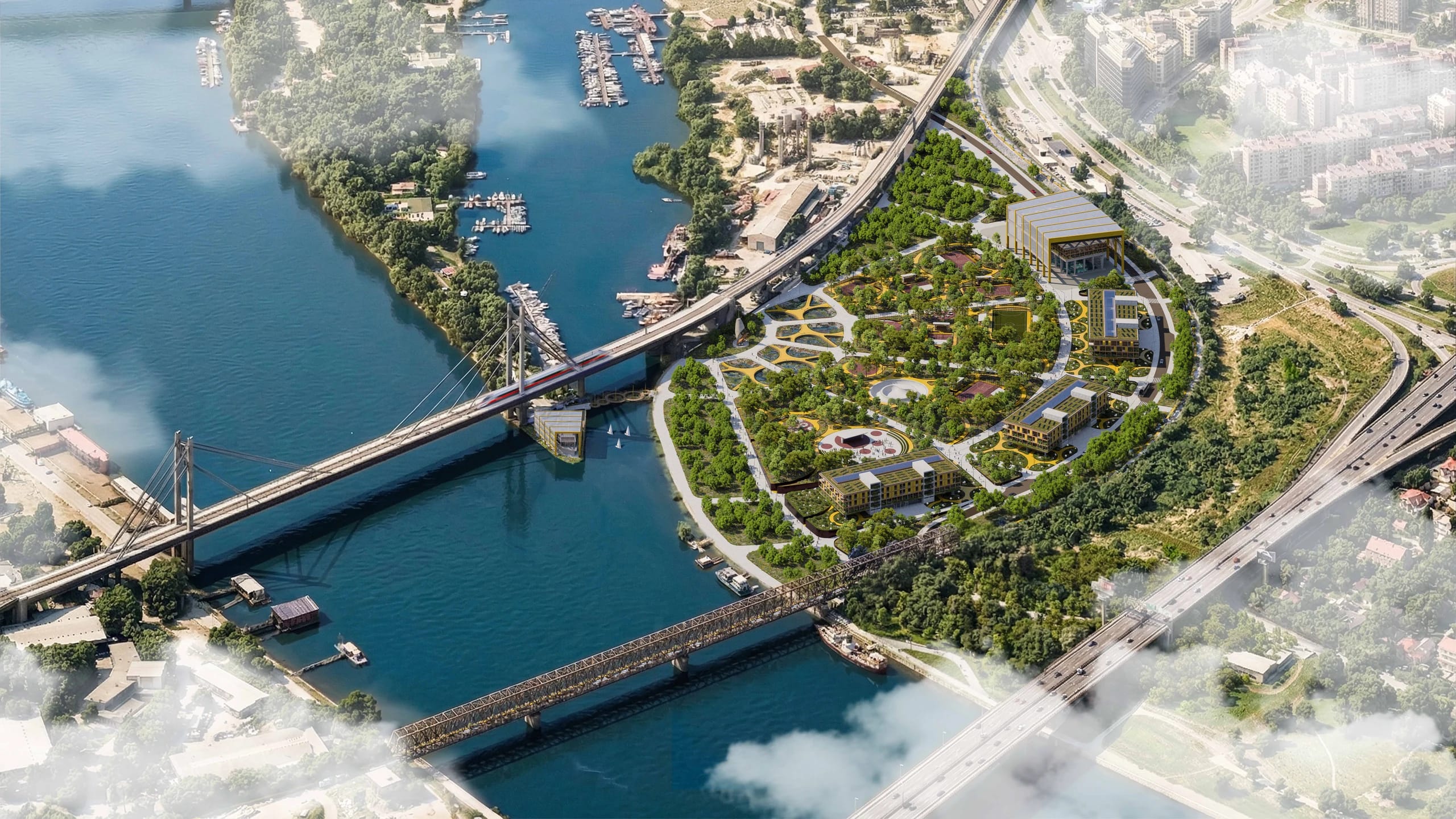 Selected architectural visualization