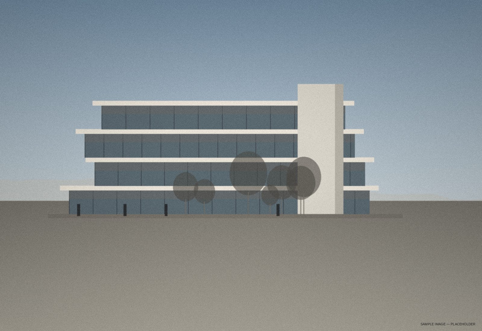 Sample render — street view