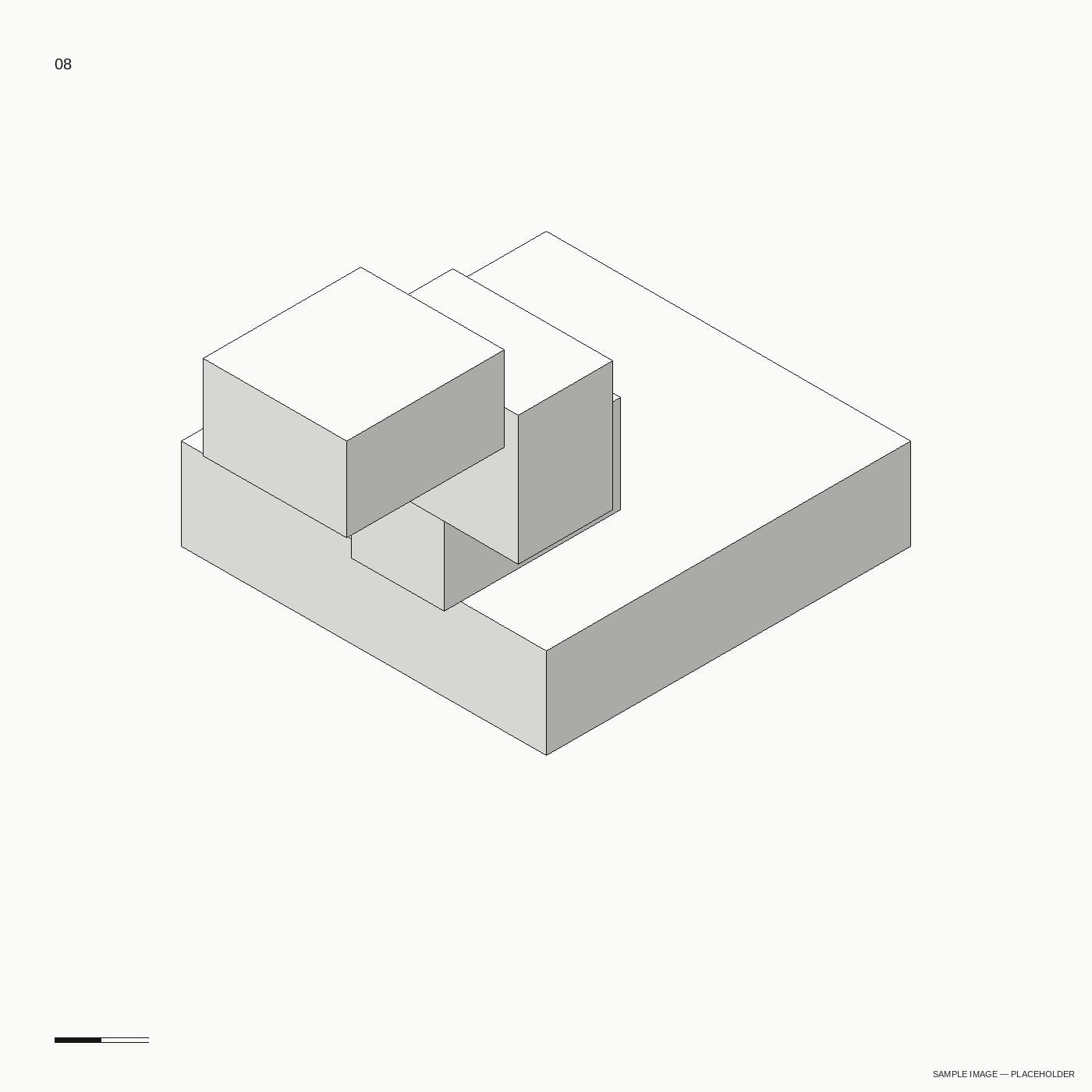 Sample diagram — massing step one