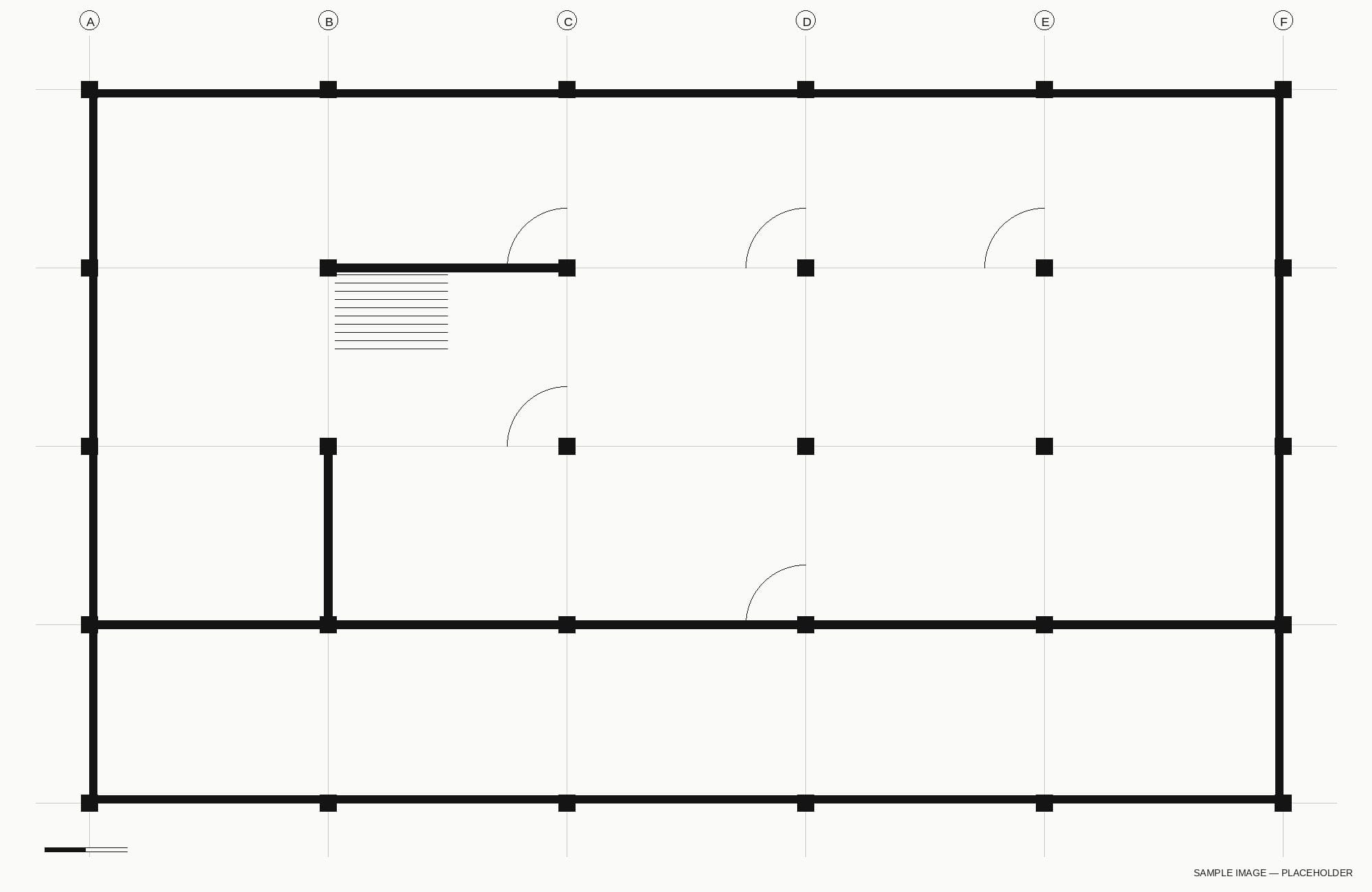 Sample drawing — plan